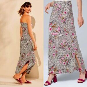 White House Black Market Convertible Matte Jersey Maxi Skirt/Dress size XXS. NWT